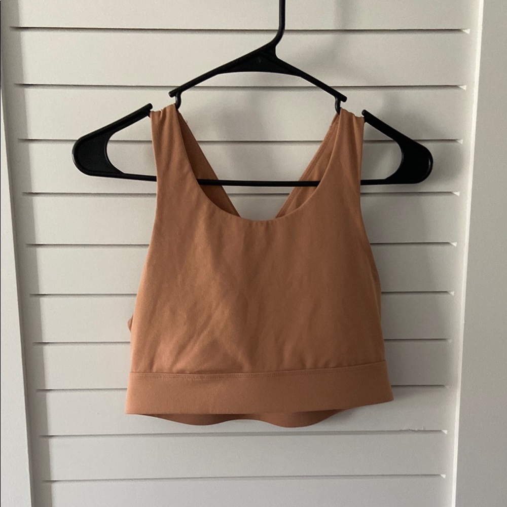 Fabletics Tan Sports Bra